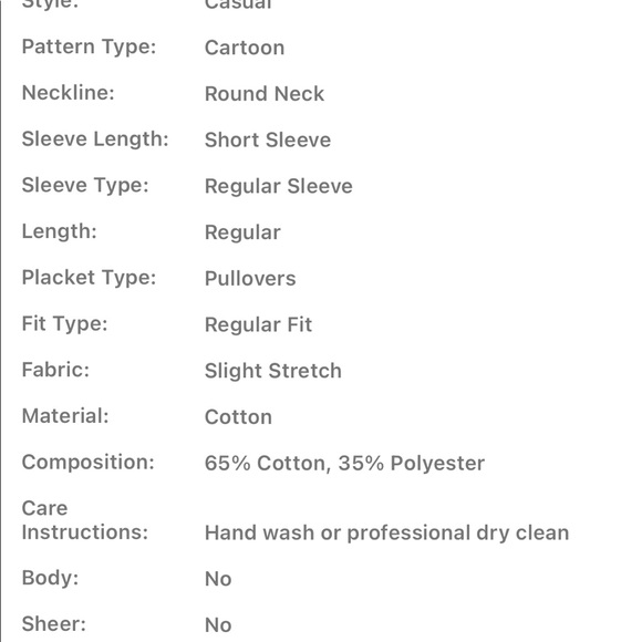 Color Block Smiley Face Tee Size L - Picture 5 of 5